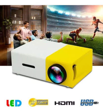 Cinema On-the-Go- Mini Proyector HD Portátil