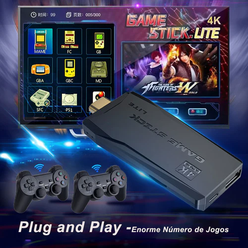 CONSOLA DE VIDEOJUEGOS GAME STICK 4K