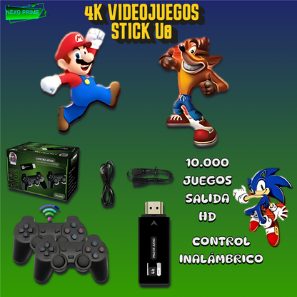 CONSOLA DE VIDEOJUEGOS GAME STICK 4K